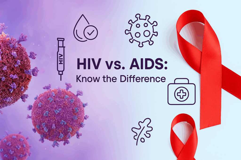 HIV/AIDS know the difference

