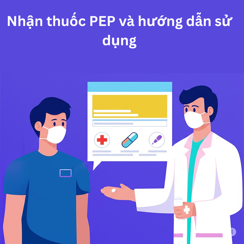 Nhận thuốc PEP