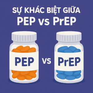 Sự khác biệt giữa PEP và PrEP